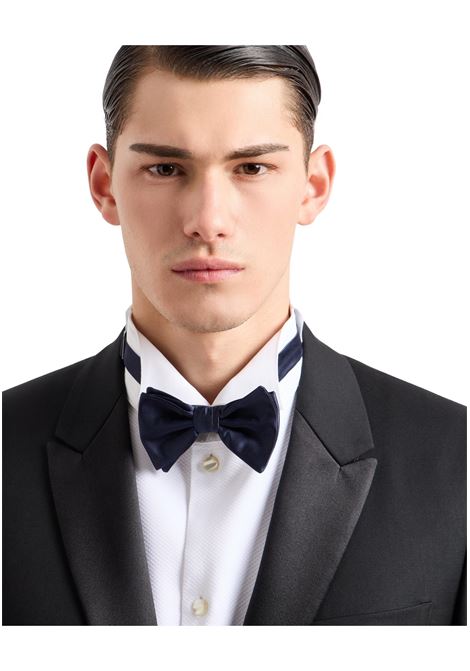 PAPILLON IN PURA SETA MICRO MOTIVO JACQUARD EMPORIO ARMANI | Papillon | 340031 CC19700036